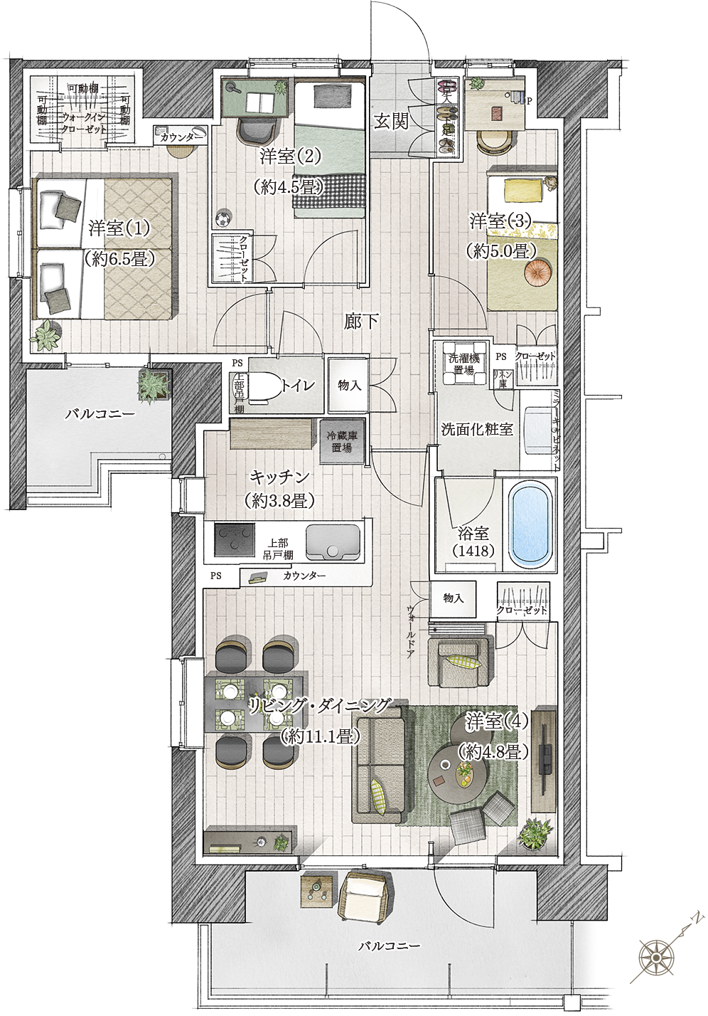 Ba type 間取り図